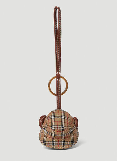 Thomas Bear With Hat Keyring Burberry Thomas Bear With Hat Keyring Beige bur0251072