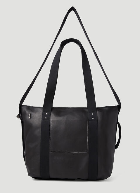 Dolce & Gabbana Trolley Leather Tote Bag Black dol0153015