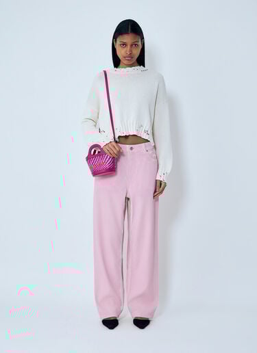 Marni Logo Motif Sweater Cream mni0263004