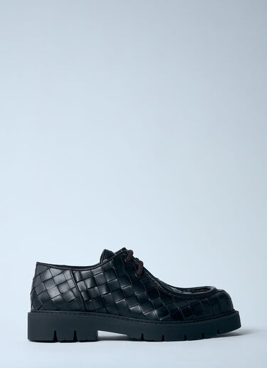 Bottega Veneta Haddock Lace-Up Shoes Black bov0159014