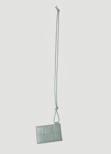 Bottega Veneta 랜야드 인트레치오 카드홀더 그린 bov0251049