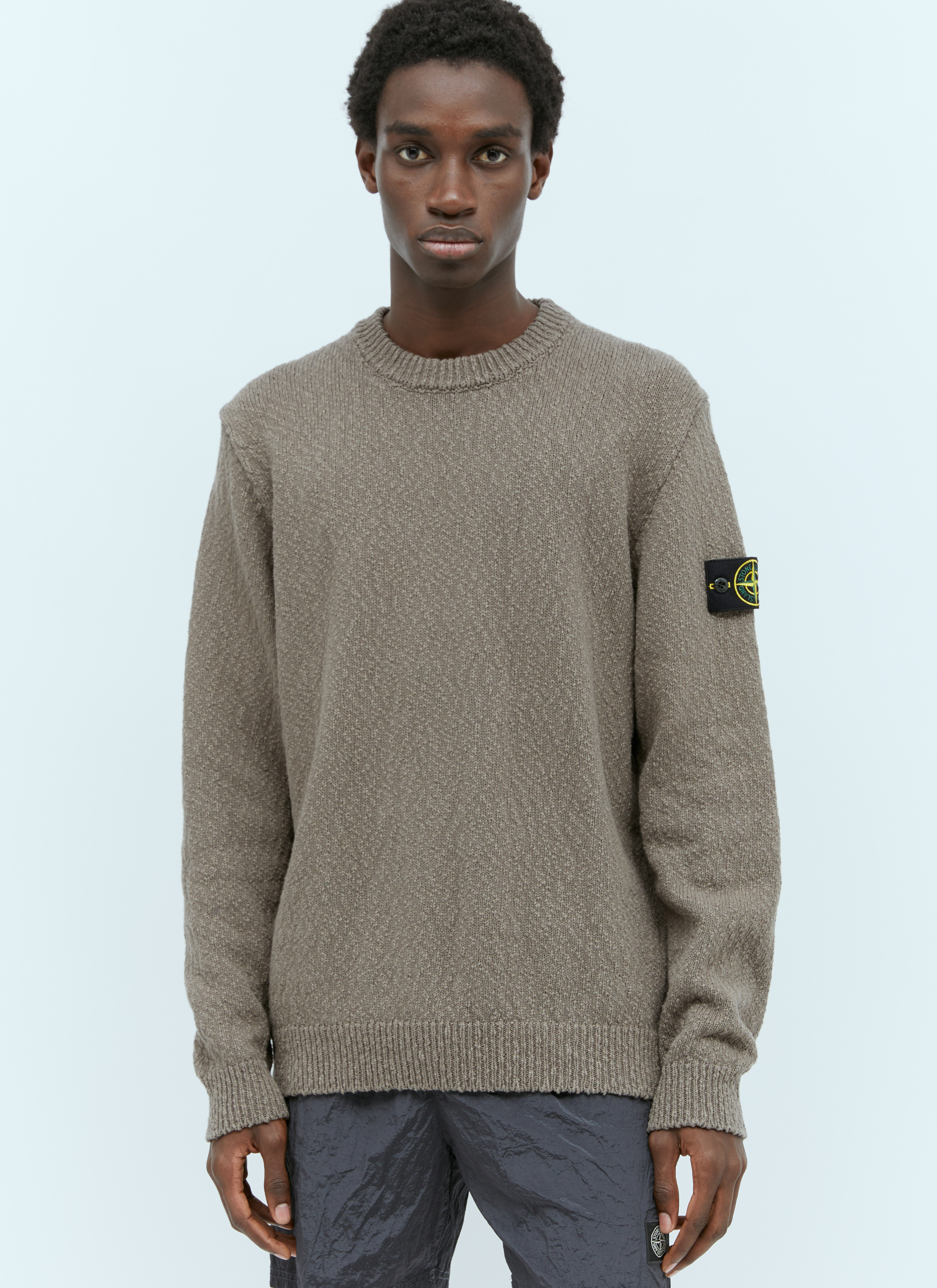 Gucci Textured Knit Sweater Green guc0155064