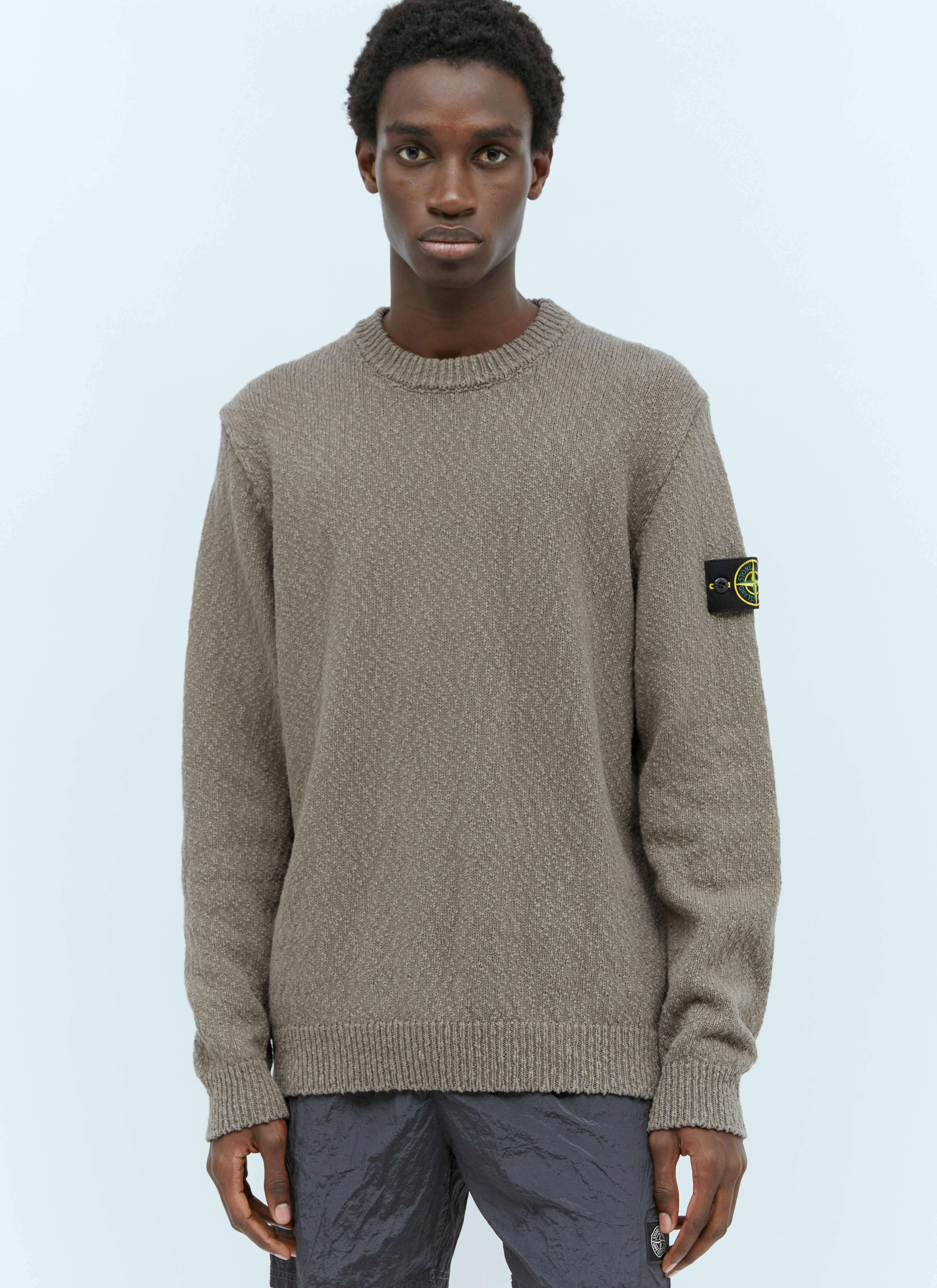 Stone island wool sweater on sale
