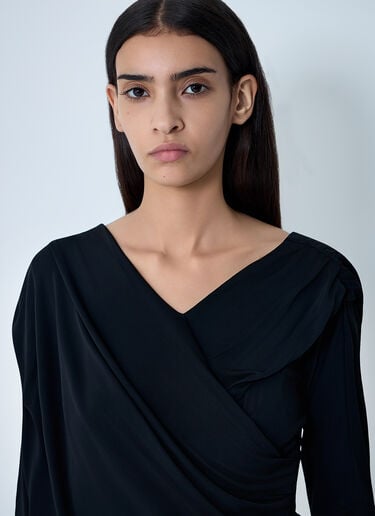 Ruched Maxi Dress GANNI Ruched Maxi Dress Black gan0261005