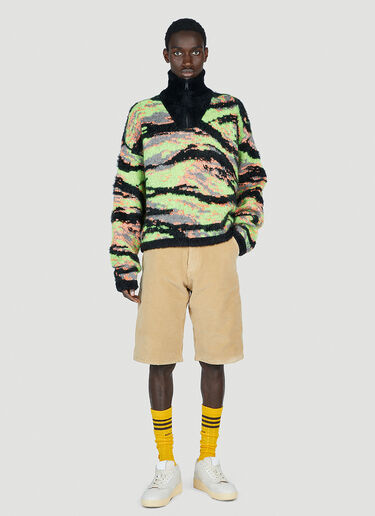 ERL Tiger Jacquard Sweater Green erl0152014