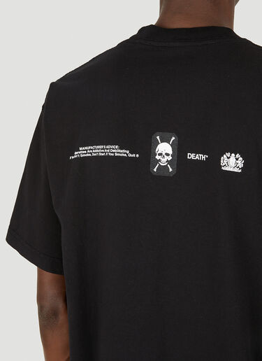 Death Cigarettes Poussin T-Shirt Black dec0146007