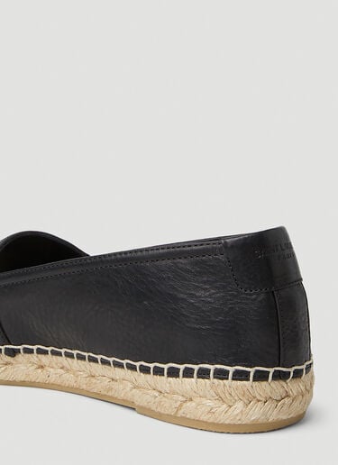 Saint Laurent YSL Monogram Espadrilles Black sla0151041