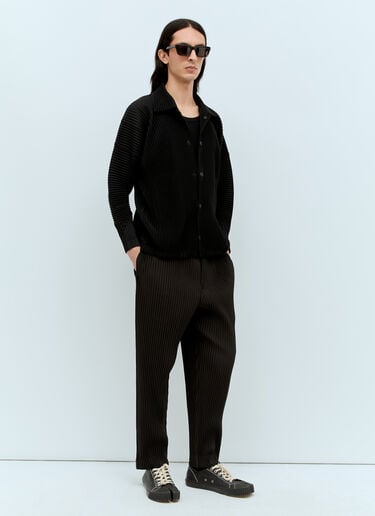 Homme Plissé Issey Miyake Monthly Colors: January Pleated Pants Dark grey hmp0156005