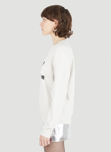 Saint Laurent Collegiate 运动衫 乳白色 sla0245047