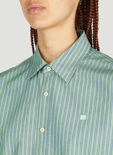 Acne Studios Striped Shirt Green acn0351010