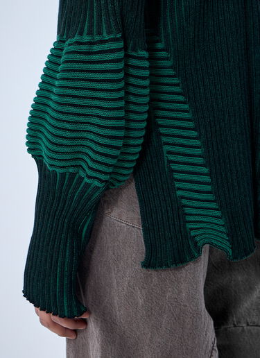 LUEDER Healer Knit Zip Jacket Green ldr0364002