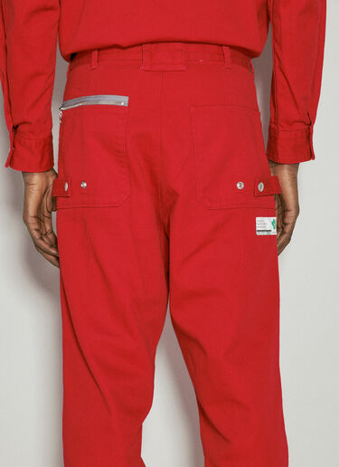 UNDERCOVER Cotton Twill Pants Red und0153008