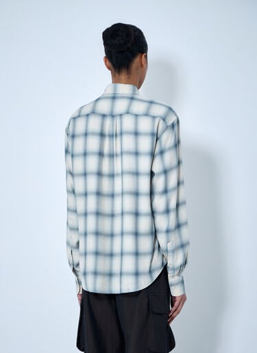 Our Legacy Checked Cotton Shirt White our0264030
