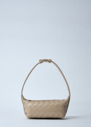 Bottega Veneta Mini Wallace Shoulder Bag Beige bov0260030