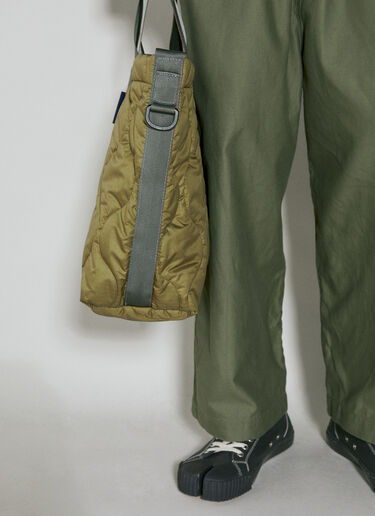 Comme des Garçons Homme Men's Quilted Tote Bag in Green | LN-CC®