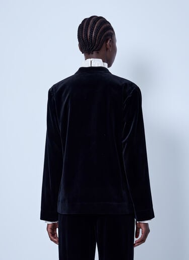 RÓHE Pankou Closure Velvet Jacket Black roe0266007