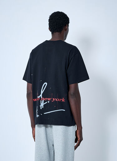 Awake NY ロゴモチーフTシャツ ブラック awk0160013