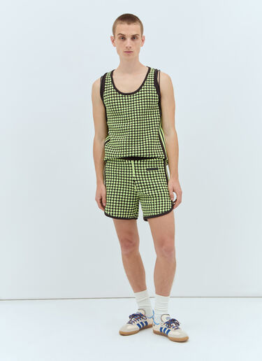 adidas by Wales Bonner Crochet Knit Shorts Green awb0357013