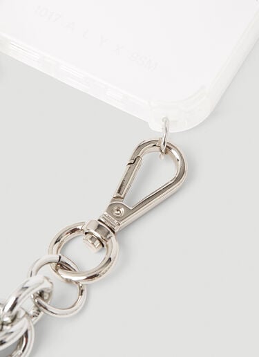 1017 ALYX 9SM Oversized Chain Strap iPhone 13 Case White aly0150023