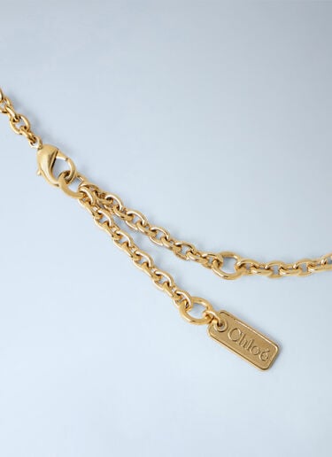 Chloé Tulip Chain Necklace Gold chl0266029