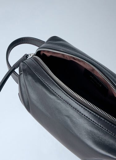 Lemaire Small Care Crossbody Bag Dark Brown lem0166030
