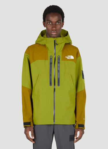 The North Face Water-Repellent Logo Print Jacket Green tnf0154030