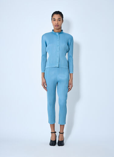 Pleats Please Issey Miyake Pleated Pants Blue plp0260002