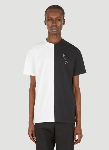 black and white fred perry t shirt