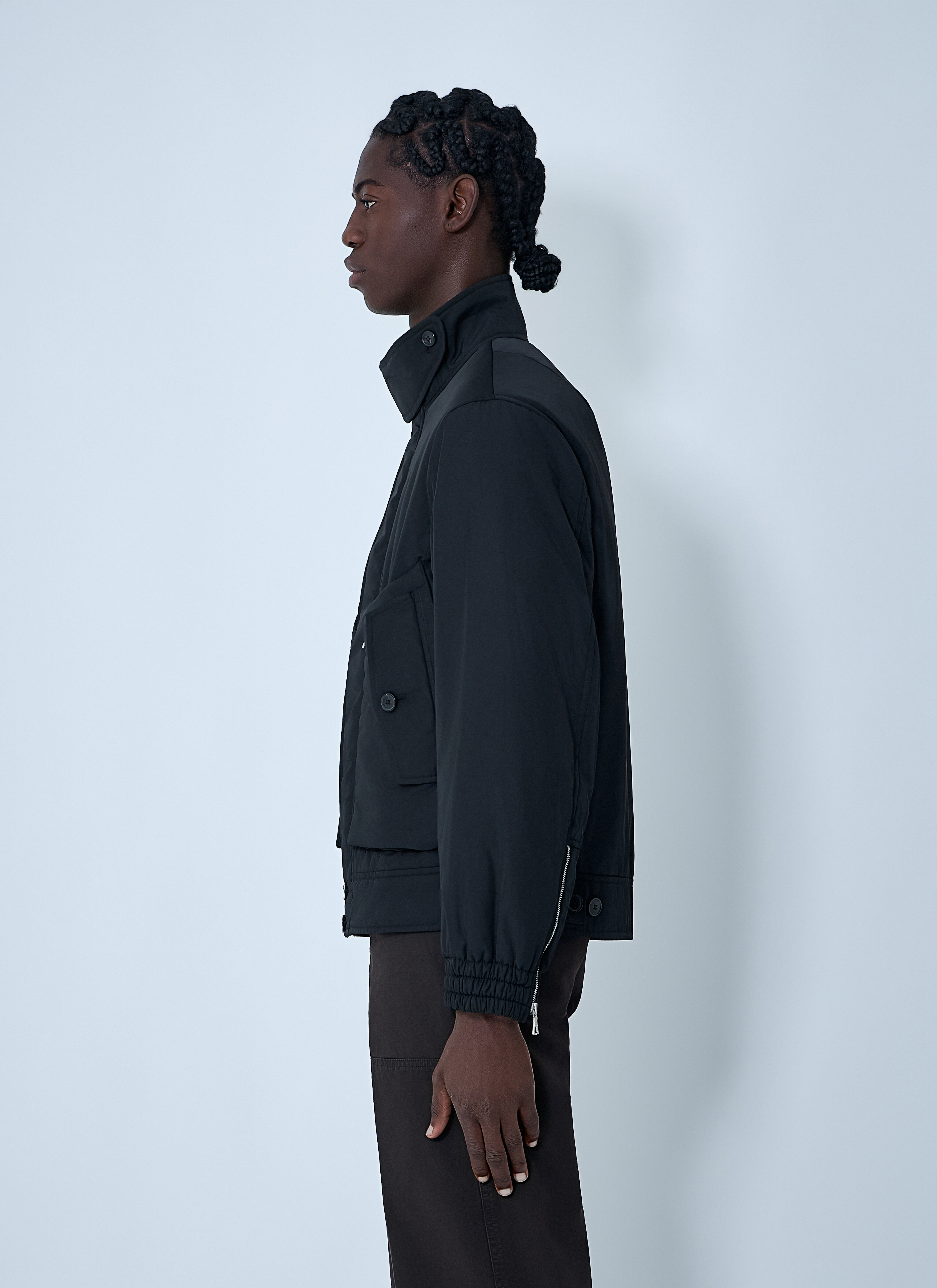Dries Van Noten Men's' Venice Shell Jacket in Black | LN-CC®