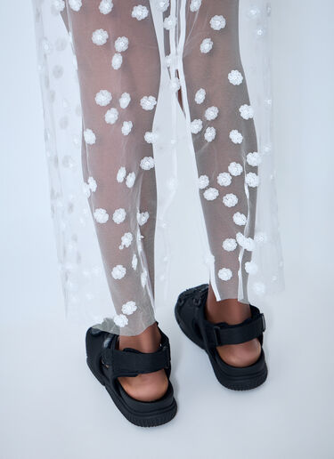 Sheer Floral Overlay Skirt Cecilie Bahnsen Sheer Floral Overlay Skirt White cec0262024