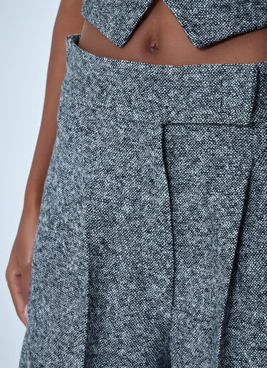 Max Mara Tailored Wool-And-Silk Pants Grey max0262006