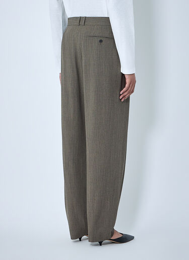 Gianni Wool Straight Pants The Row Gianni Wool Straight Pants Grey row0264057