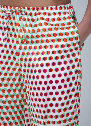 Dries Van Noten Wide-Leg Patterned Trousers Red dvn0264009