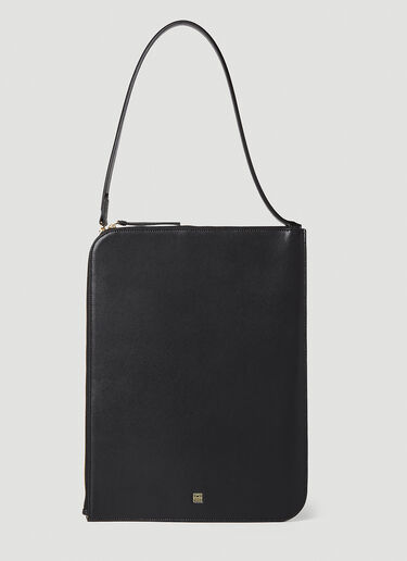 TOTEME Slim Shoulder Bag Black tot0252004