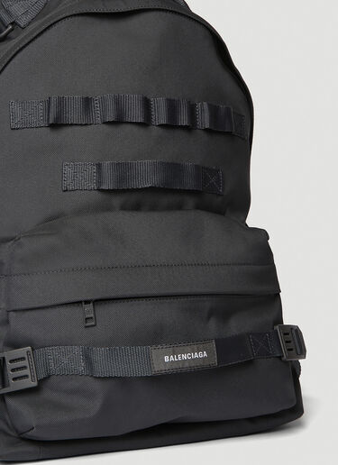 Balenciaga Army Multicarry Backpack Black bal0146052