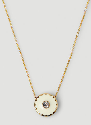 Marc Jacobs Reversible Medallion Pendant Gold mcj0247028