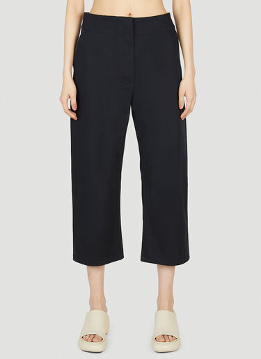 Jil Sander+ Cropped Wide Leg Pants Black jsp0251012