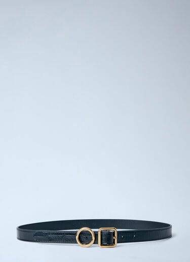 Jacquemus La Ceinture Regalo Fine Belt Black jac0264061