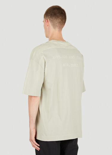 Applied Art Forms Spray Stencil T-Shirt Light Grey aaf0150010