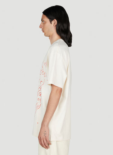 Raf Simons Station T-Shirt Beige raf0352001