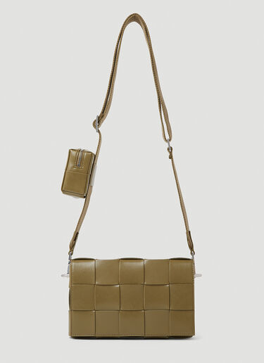 Bottega Veneta Cassette Crossbody Bag Khaki bov0153027