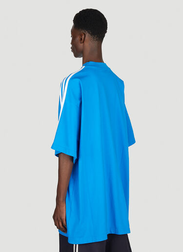 Balenciaga x adidas Logo Print T-Shirt Blue axb0151012