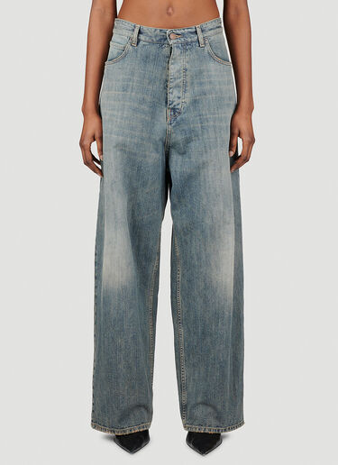 Loose Fit Jeans Balenciaga Loose Fit Jeans Blue bal0253023