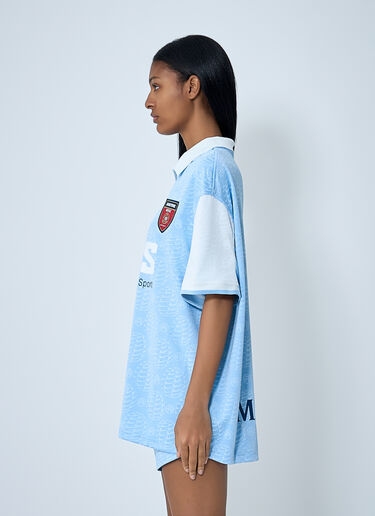 Nike x Martine Rose ロゴモチーフポロシャツ ブルー nik0362105