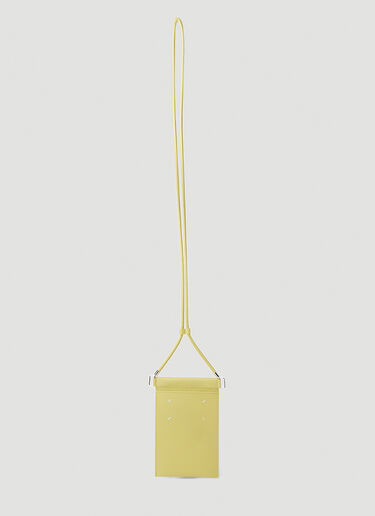 Signature Stitch Phone Pouch Maison Margiela Signature Stitch Phone Pouch Yellow mla0151055