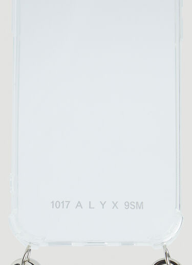 1017 ALYX 9SM 청키 체인 팔찌 iPhone 12 케이스 트랜스페어런트 aly0145053
