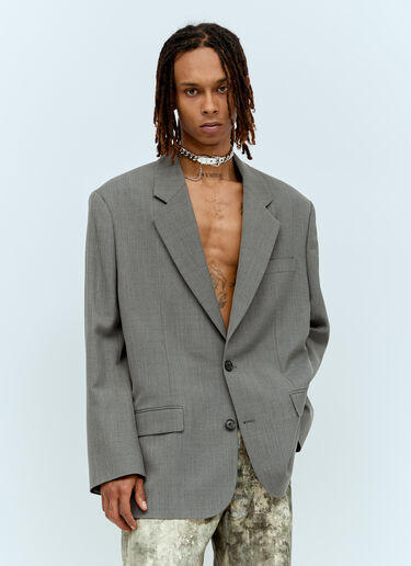 Buckle Chain Necklace Acne Studios Buckle Chain Necklace Silver acn0156021