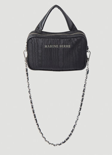 Marine Serre Mini Madame Moiré Handbag Black mrs0248042