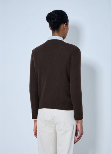 LN-CC® - The Row: Ovidia Cardigan - Brown The Row Ovidia Cardigan Brown row0265004