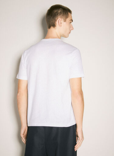 Comme des Garçons Homme 로고 프린트 티셔츠 화이트 cdh0158015